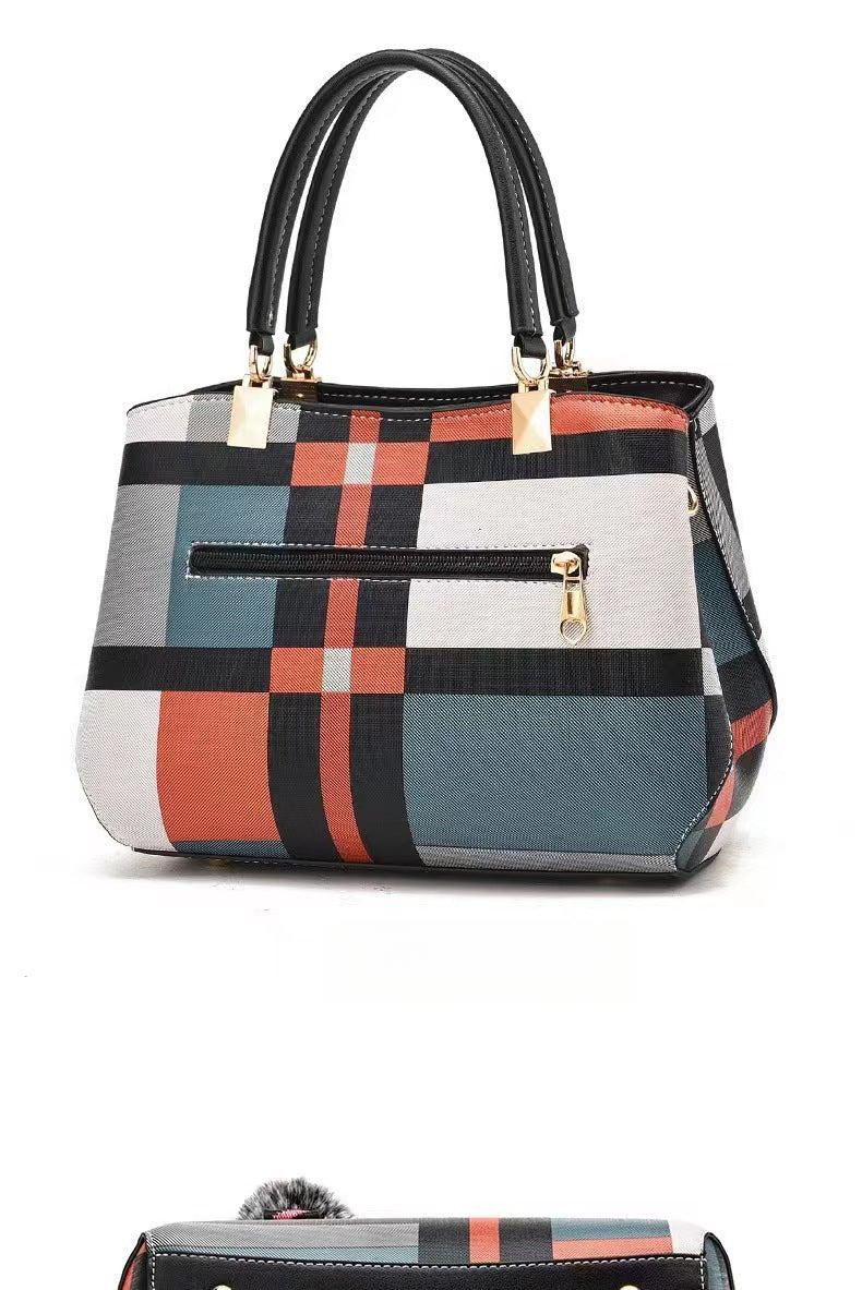 Plaid Handbag Shoulder Bag Crossbody Bag bags