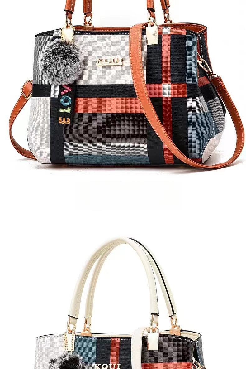 Plaid Handbag Shoulder Bag Crossbody Bag bags