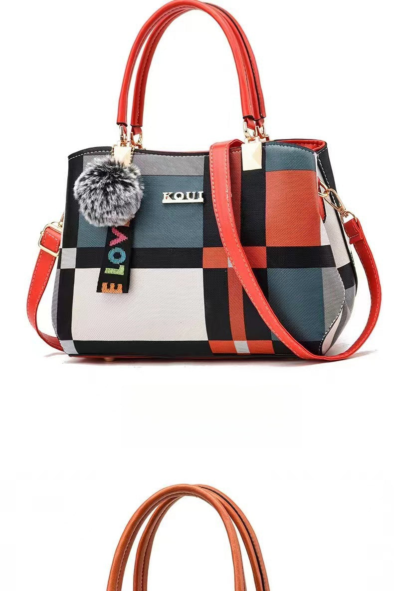 Plaid Handbag Shoulder Bag Crossbody Bag bags