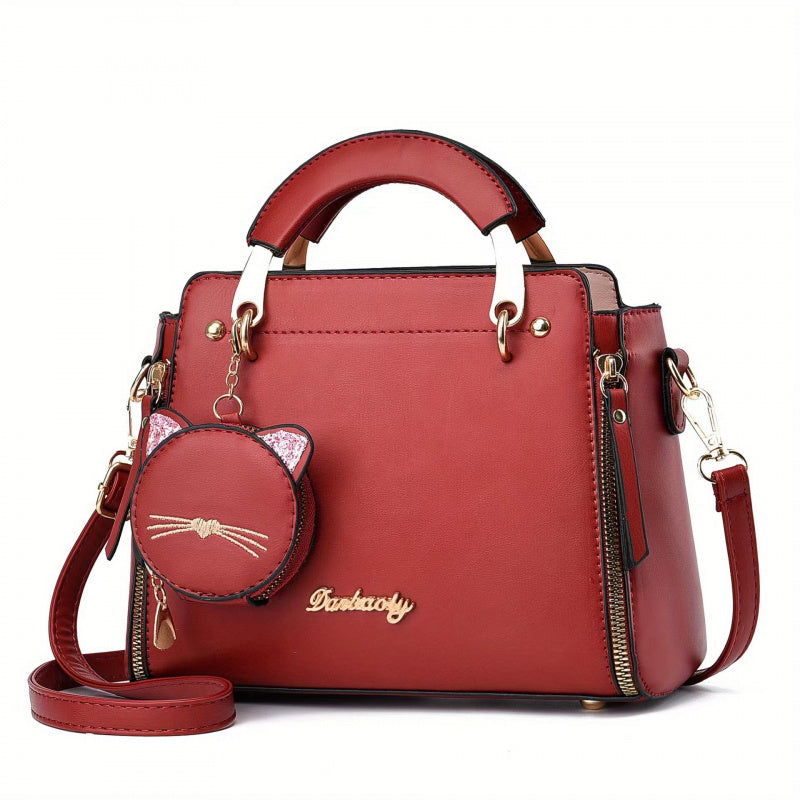 Versatile Women's Textured Handbag Crossbody Shoulder Bag bags