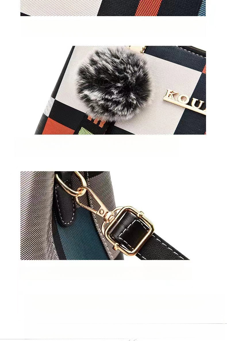 Plaid Handbag Shoulder Bag Crossbody Bag bags