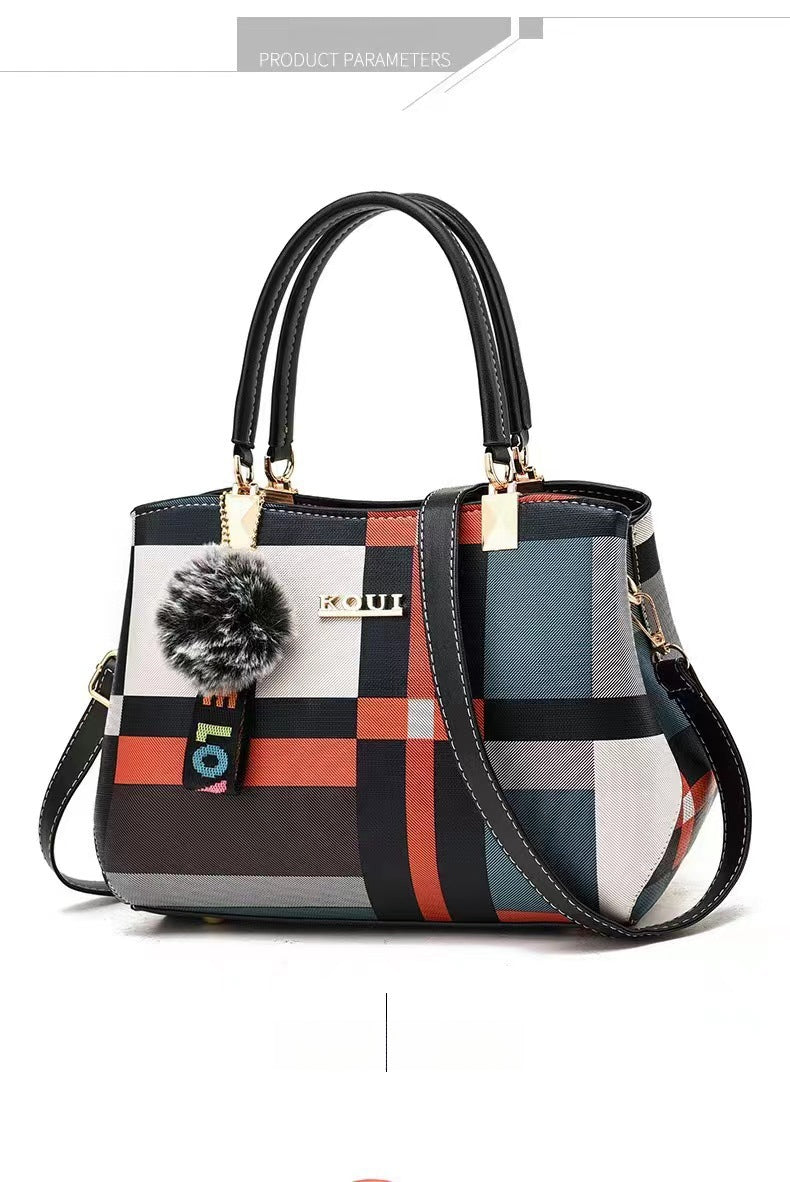 Plaid Handbag Shoulder Bag Crossbody Bag bags