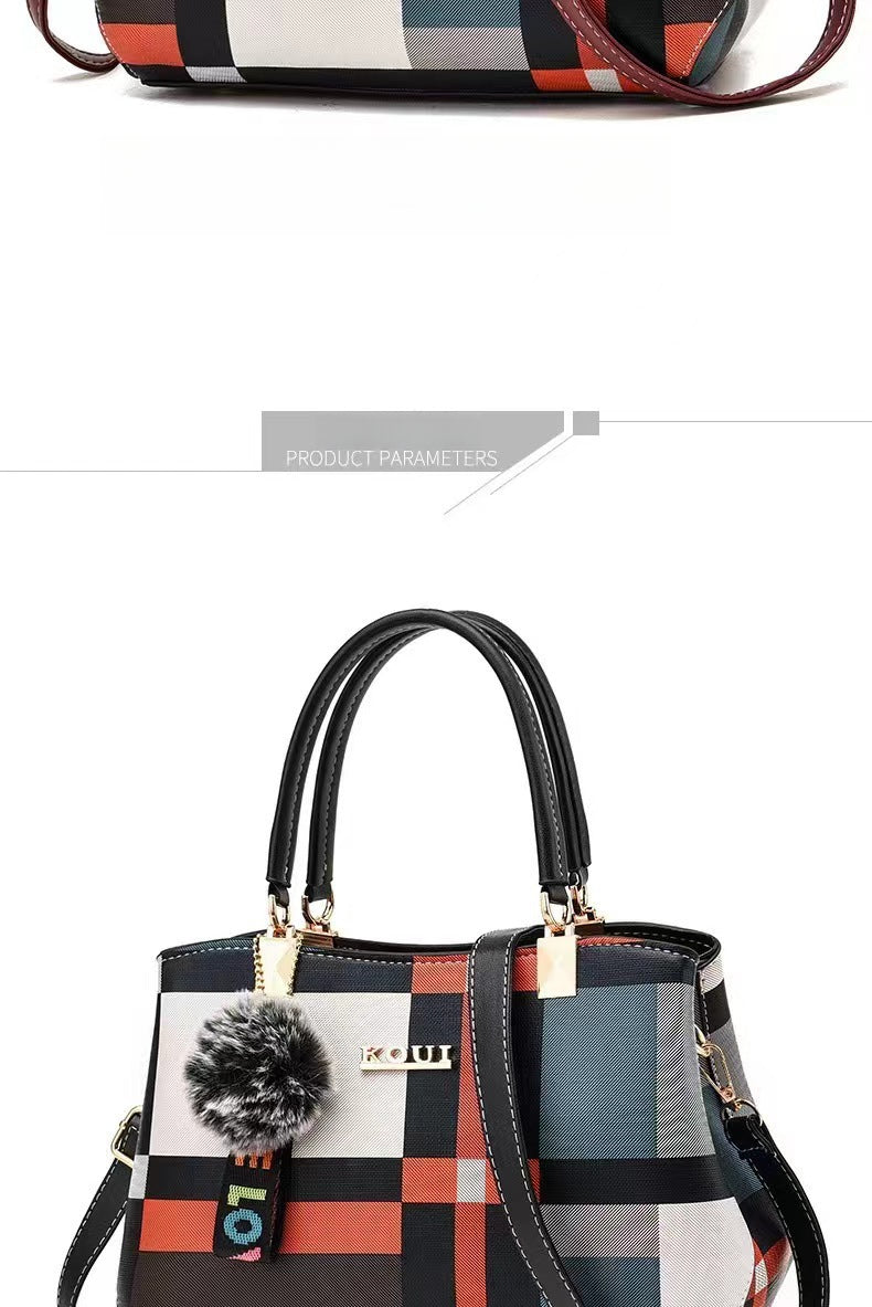 Plaid Handbag Shoulder Bag Crossbody Bag bags