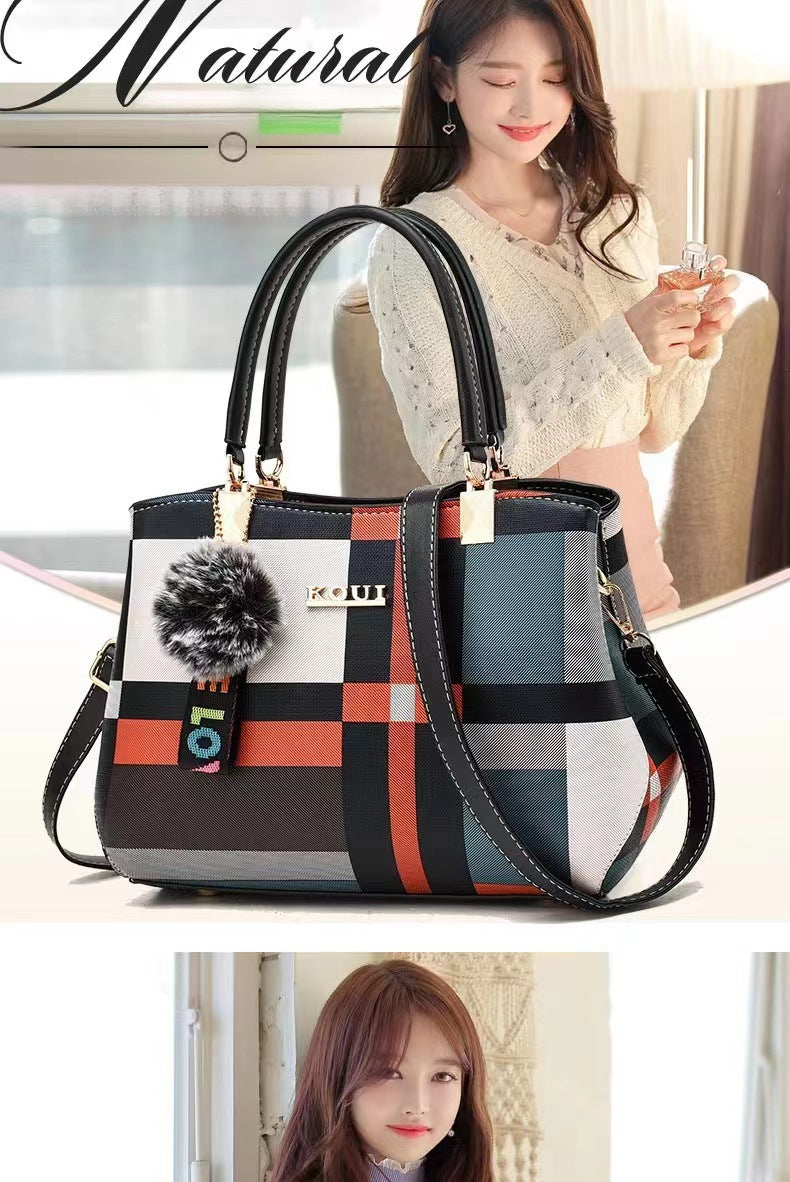 Plaid Handbag Shoulder Bag Crossbody Bag bags