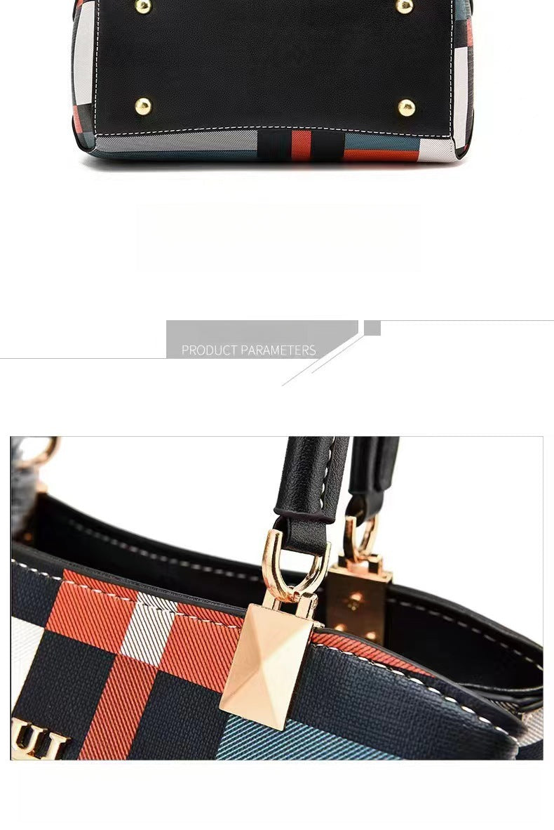 Plaid Handbag Shoulder Bag Crossbody Bag bags