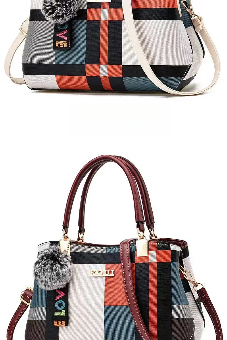 Plaid Handbag Shoulder Bag Crossbody Bag bags