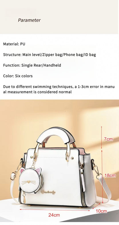 Versatile Women's Textured Handbag Crossbody Shoulder Bag bags